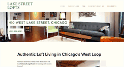 Desktop Screenshot of lakestreetlofts.com